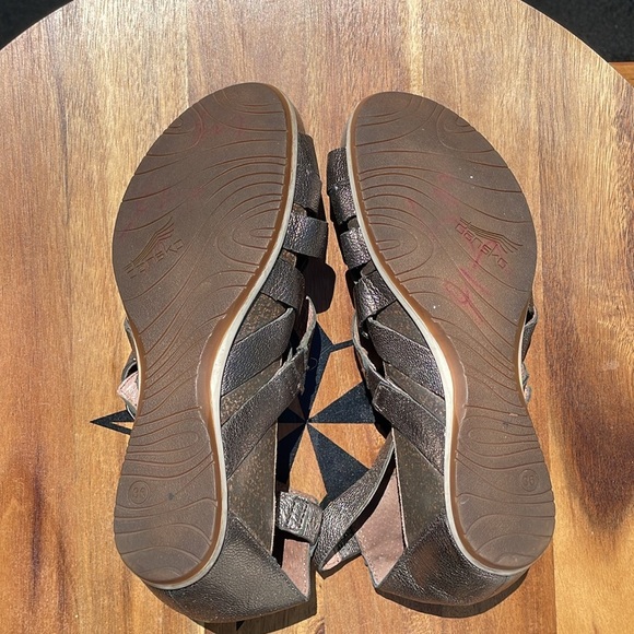 Dansko Women’s Vivian’ Gladiator Sandals Pewter Nappa Size 36 - Picture 11 of 11